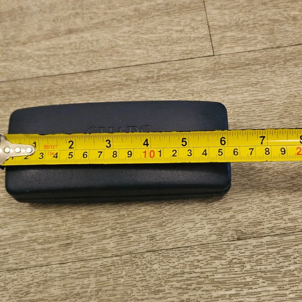Champs navy blue Designer Glasses Hard Case ONLY Eye Storage Clamshell